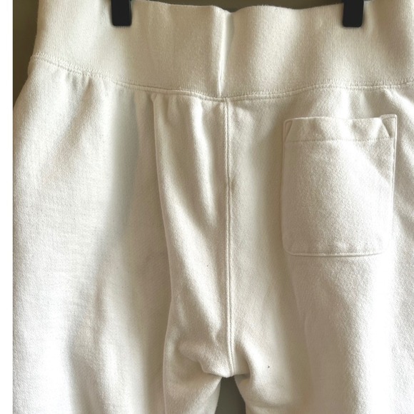 Vintage Reverse Weave White Champion Sweatpants M Comfy Casual Basic Activewear - Picture 12 of 14